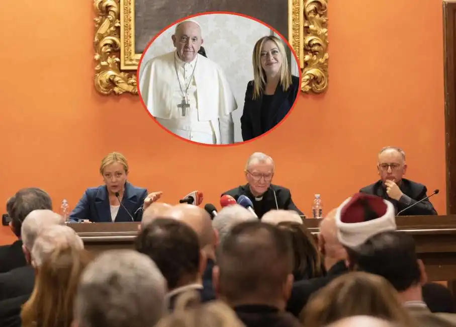 giorgia meloni antonio spadaro pietro parolin vaticano bergoglio