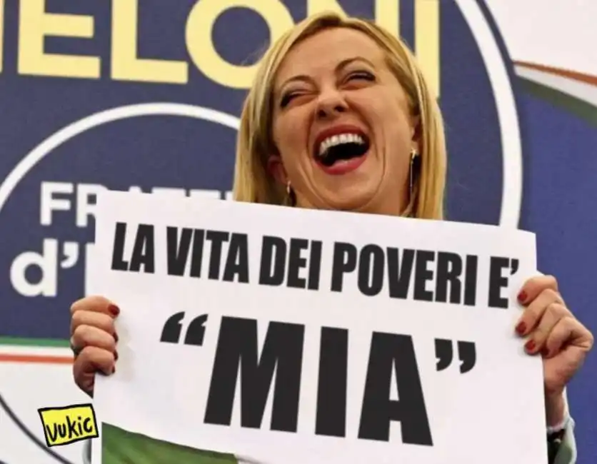 giorgia meloni mia reddito di cittadinanza 