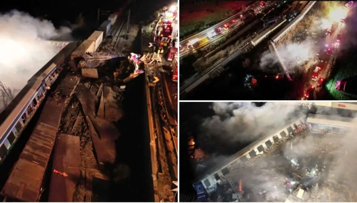 grecia treni incidente ferroviario larissa