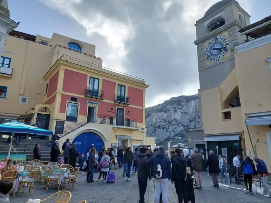 isola di capri piazzetta