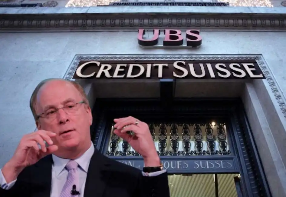 larry fink blackrock ubs credit suisse