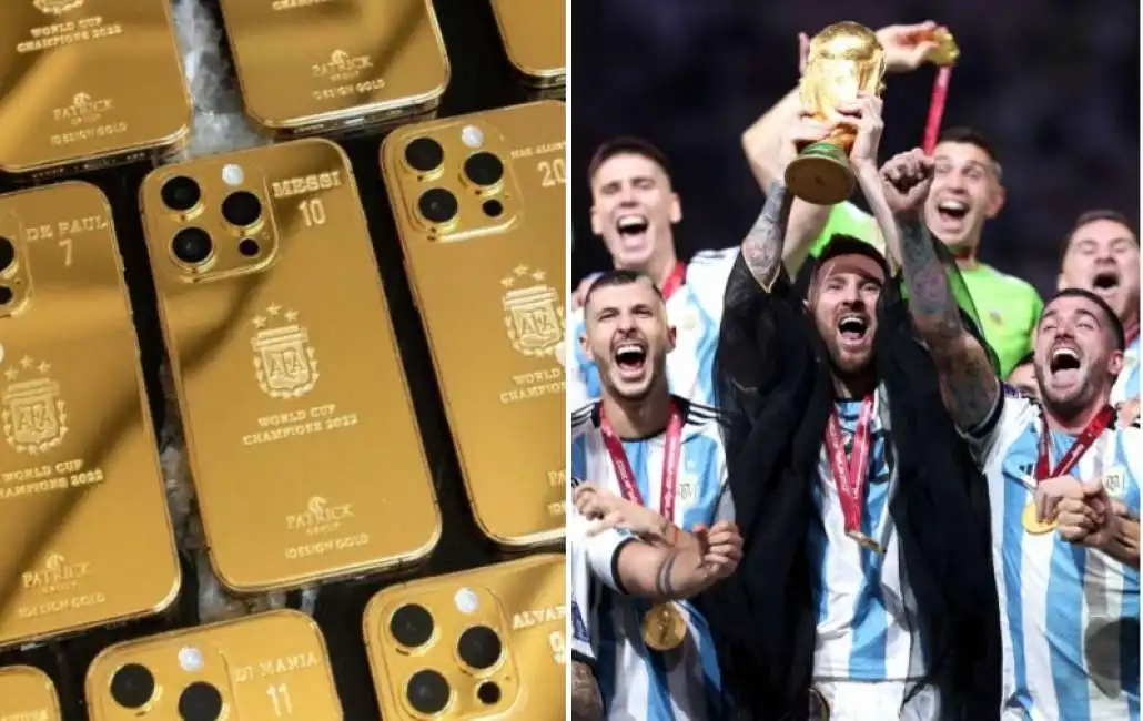 leo messi argentina iphone oro mondiali qatar