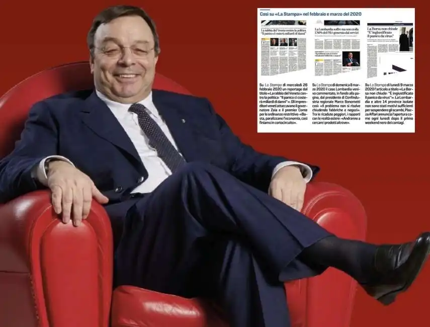 marco bonometti confindustria lombardia la stampa covid alzano nembro 