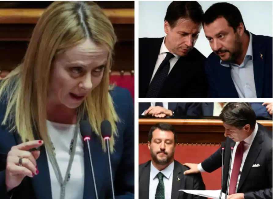 meloni salvini conte