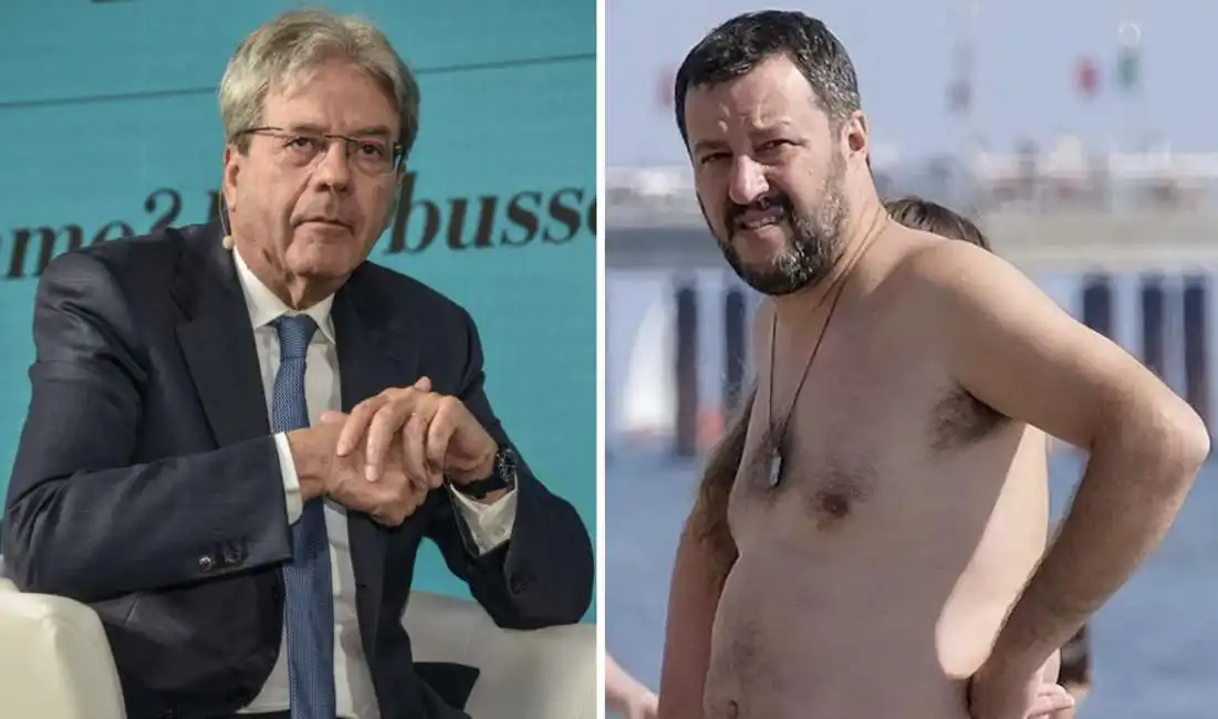 paolo gentiloni matteo salvini 