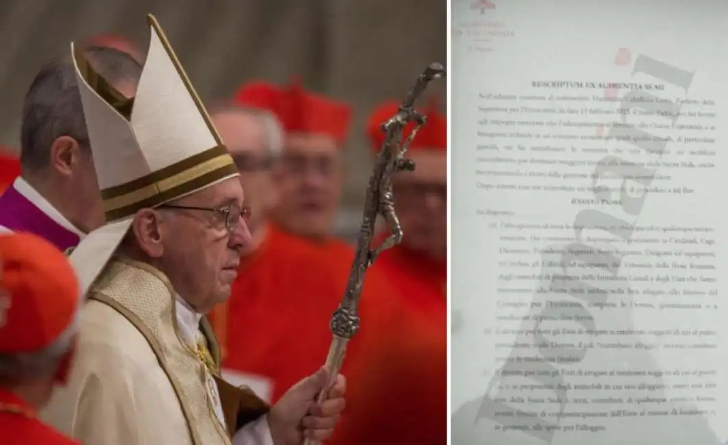 papa francesco affitti cardinali case vaticano domani 