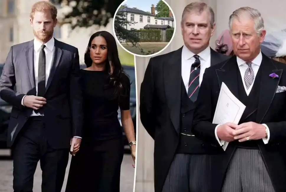 prince harry meghan markle principe andrea re carlo frogmore cottage