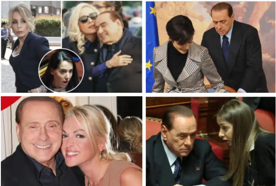 silvio marina berlusconi marta fascina mara carfagna pascale