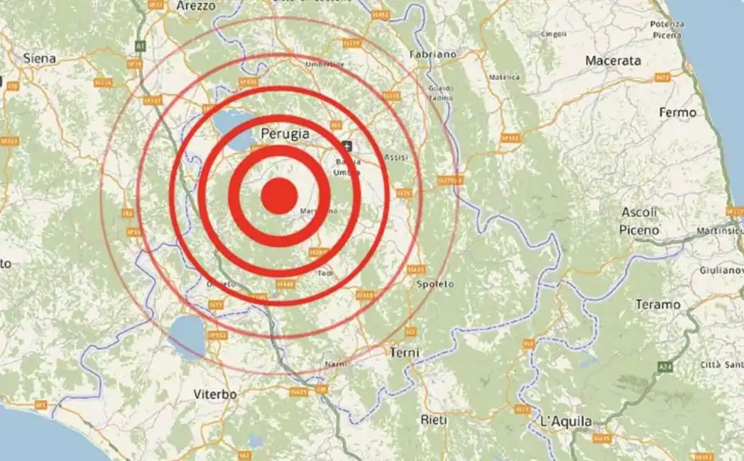 terremoto perugia