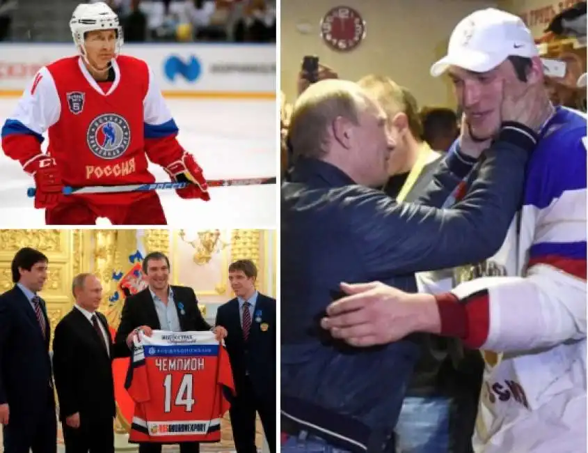 vladimir putin aleksandr ovechkin hockey nhl