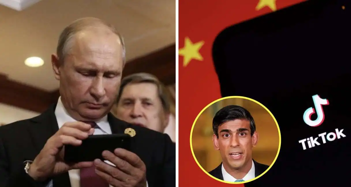 vladimir putin rishi sunak tiktok apple