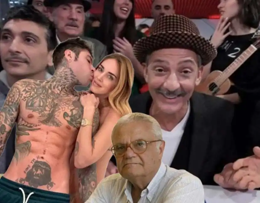 carlo rienzi fiorello fedez chiara ferragni