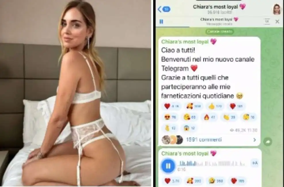 chiara ferragni telegram canale