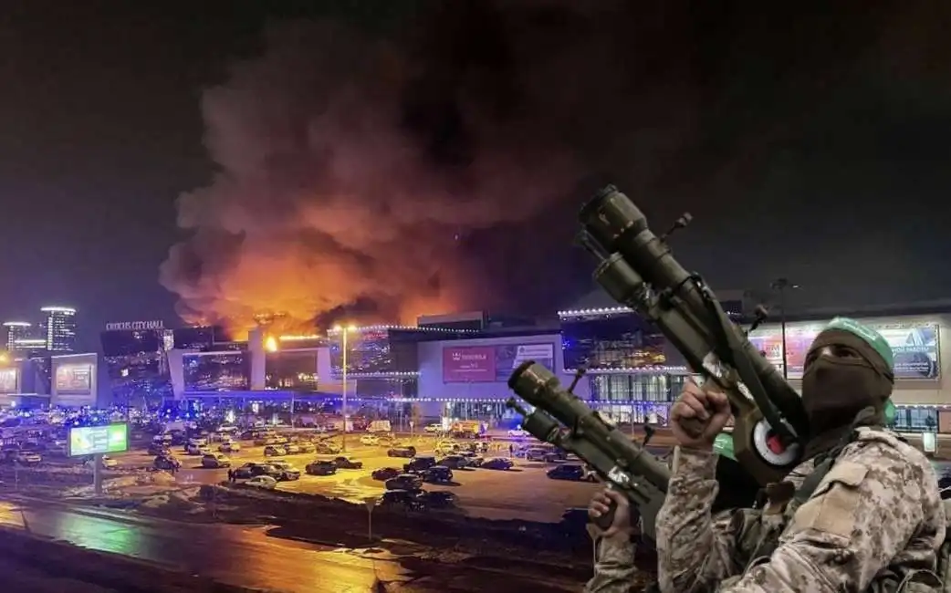 crocus city hall attentato mosca hamas miliziano terroristi 