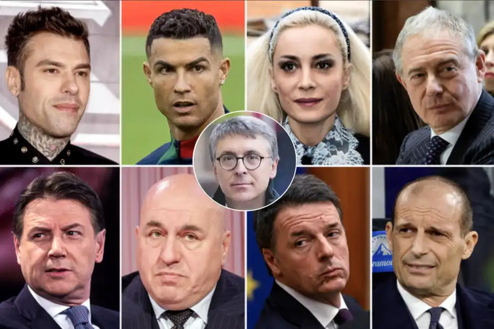 dossier spionaggio crosetto raffaele cantone renzi conte marta fascina cristiano ronaldo massimiliano allegri fedez