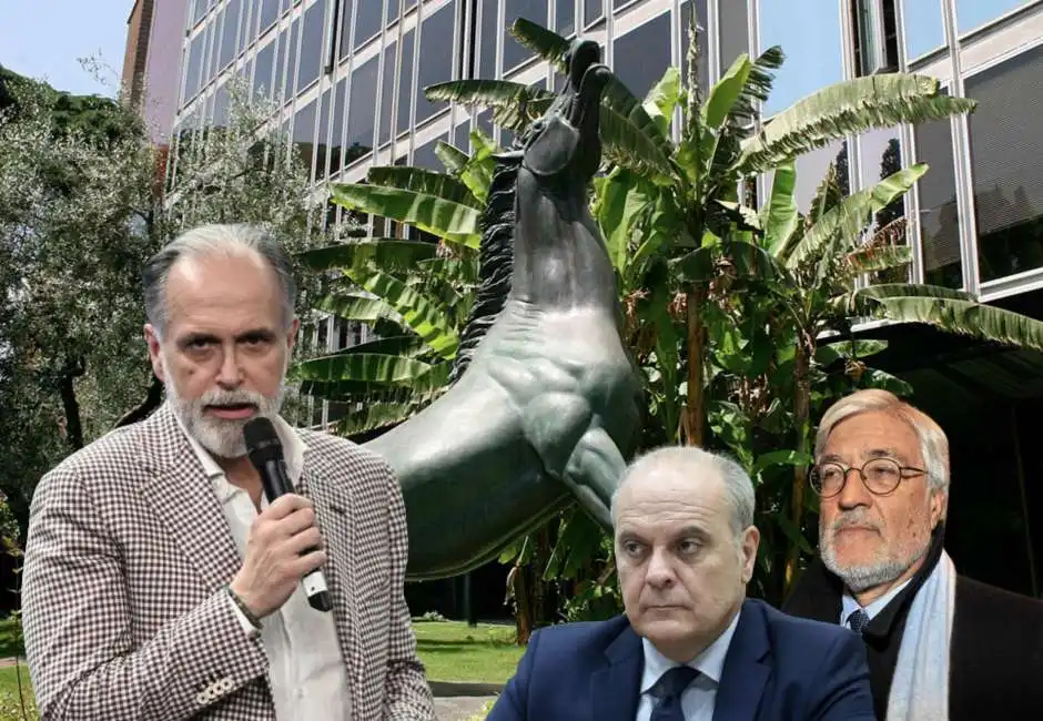 giampaolo rossi mauro mazza guido paglia 