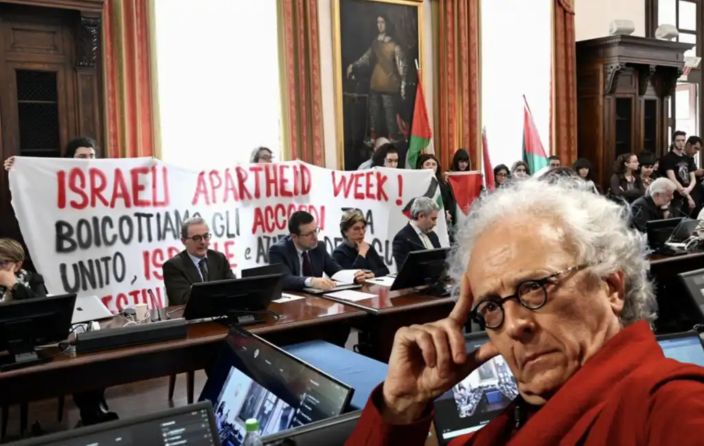 giampiero mughini proteste contro israele universita torino