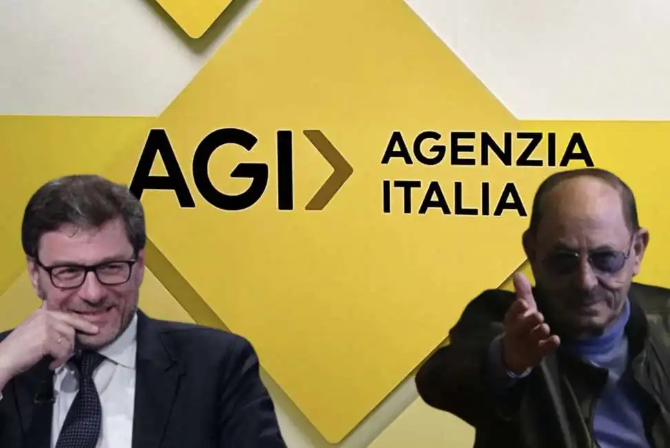 giancarlo giorgetti antonio angelucci agi agenzia italia