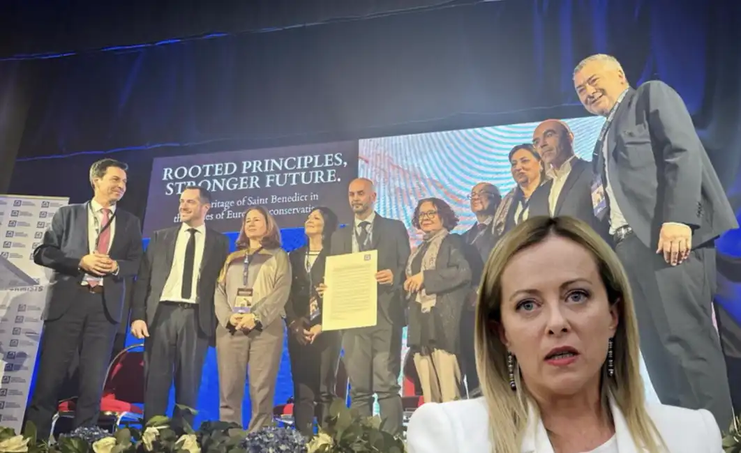 giorgia meloni ecr riunione a subiaco