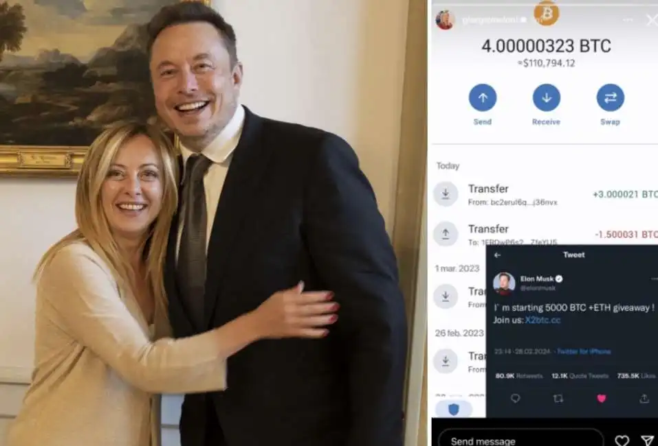 giorgia meloni elon musk hacker hackerato