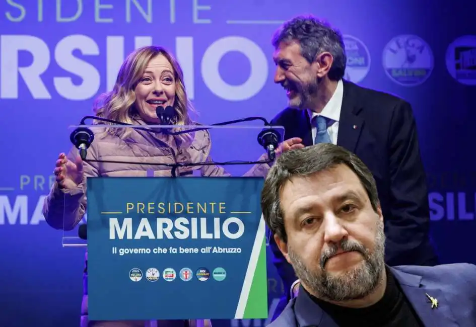 giorgia meloni marco marsilio matteo salvini 