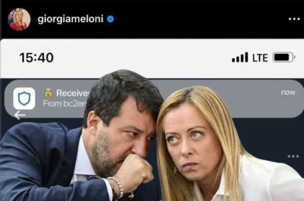 hacker giorgia meloni matteo salvini account twitter