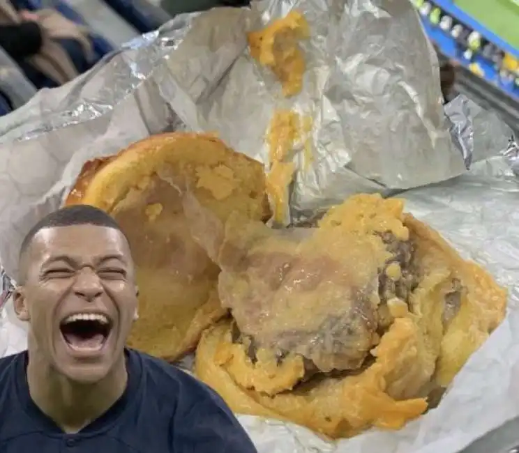 il cheeseburger in vendita al santiago bernabeu 