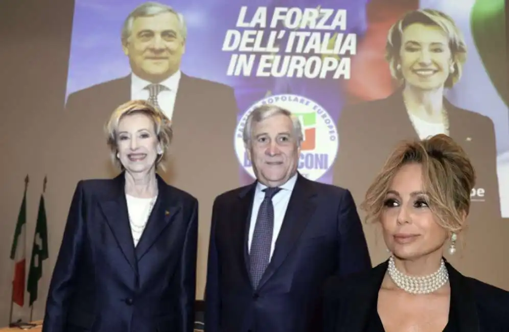 letizia moratti antonio tajani marina berlusconi 