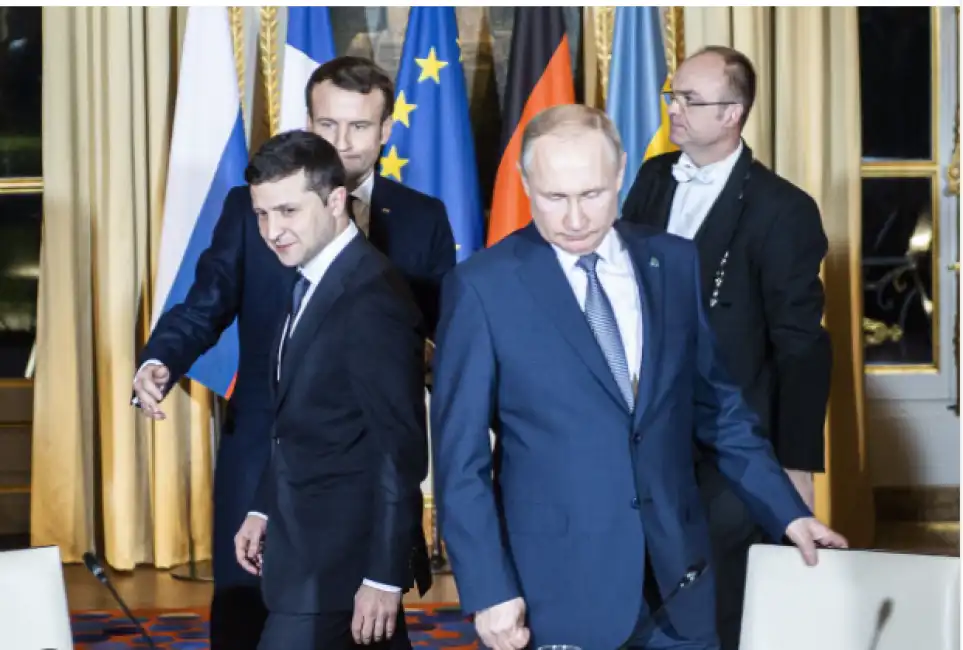 macron zelensky putin