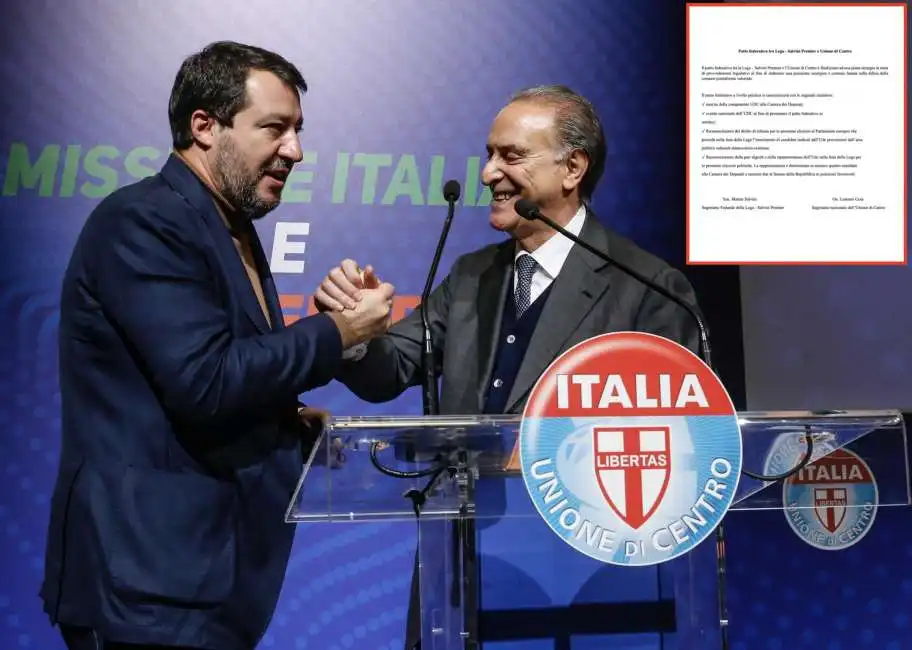 matteo salvini lorenzo cesa 