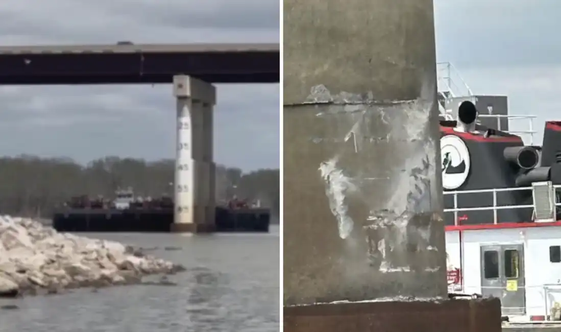 nave contro ponte in oklahoma