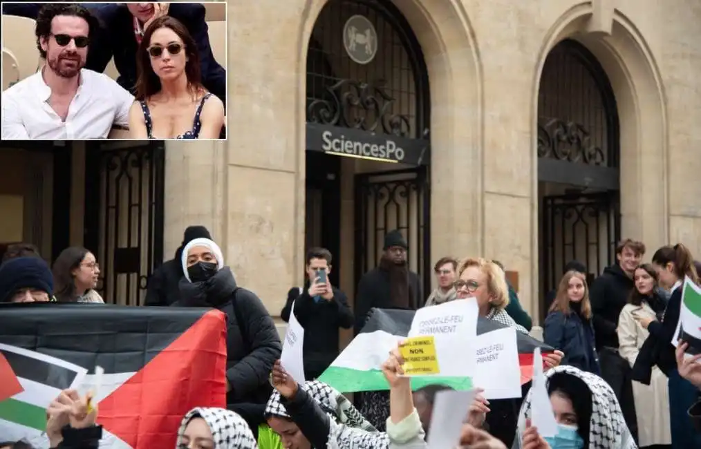 proteste pro palestina a sciences po mathias vicherat anissa bonnefont