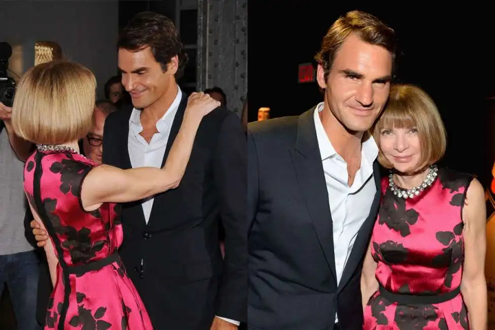 roger federer anna wintour