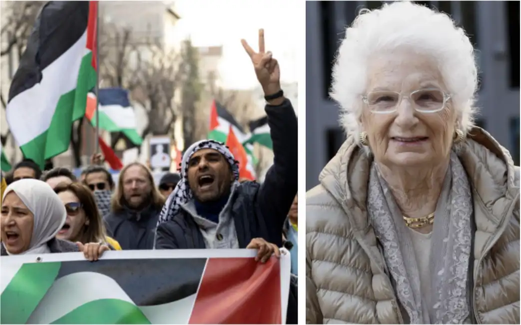 segre corteo palestina roma