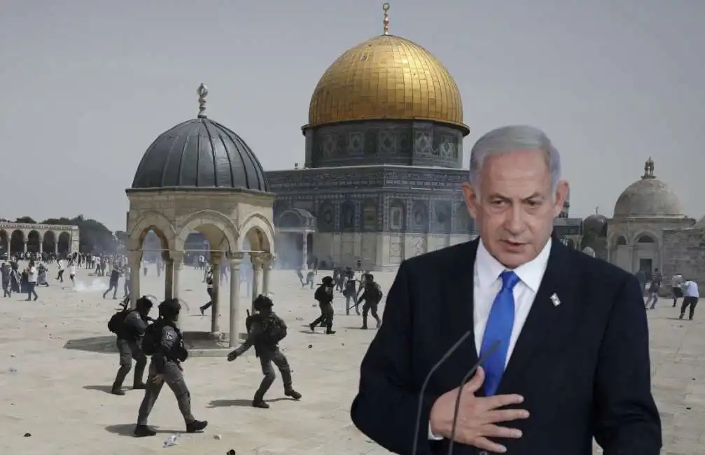 spianata delle moschee gerusalemme benjamin netanyahu 