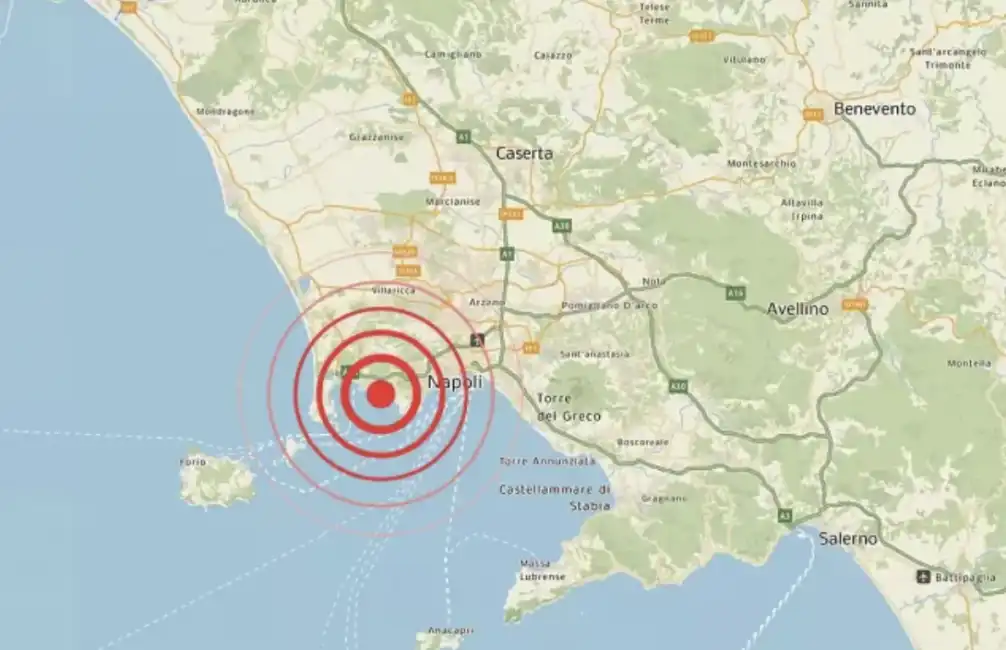 terremoto campi flegrei - 3 marzo