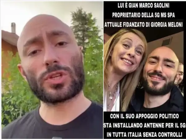 gian marco saolini e il meme su giorgia meloni