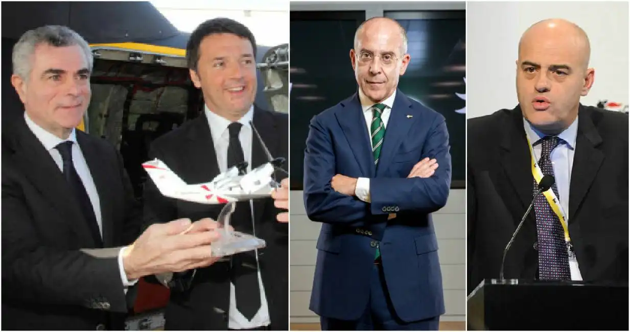 mauro moretti matteo renzi starace descalzi