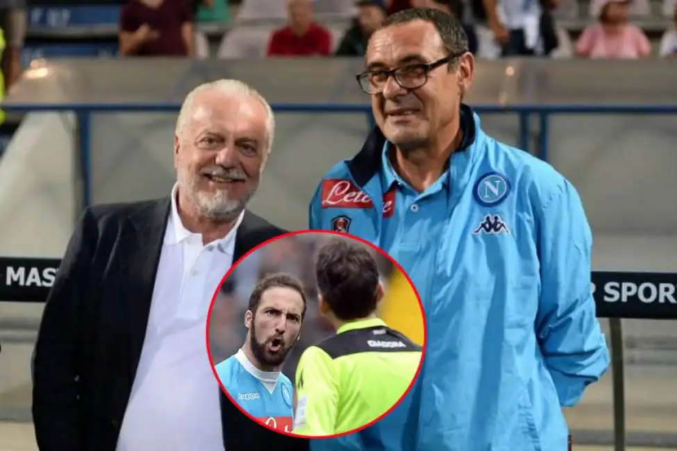 higuain sarri delaurentiis