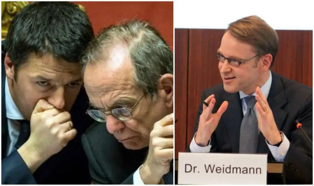 renzi padoan weidmann