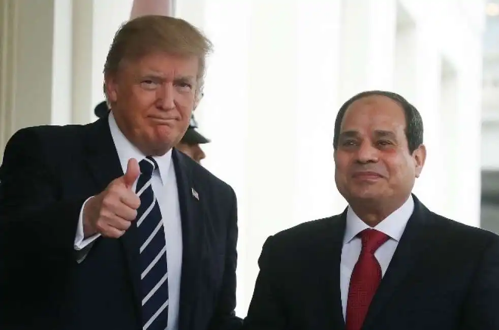 al sisi e trump