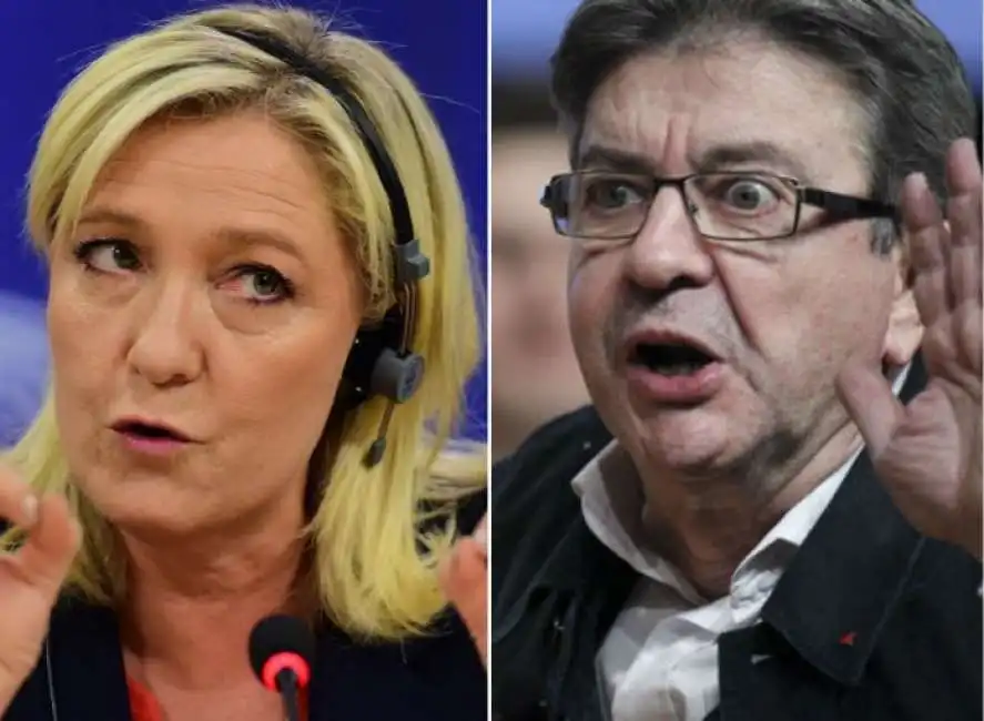 marine le pen melenchon