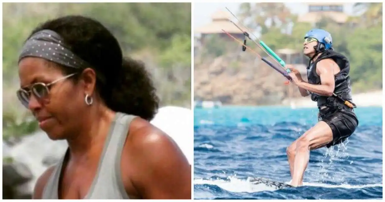 michelle e barack obama in vacanza