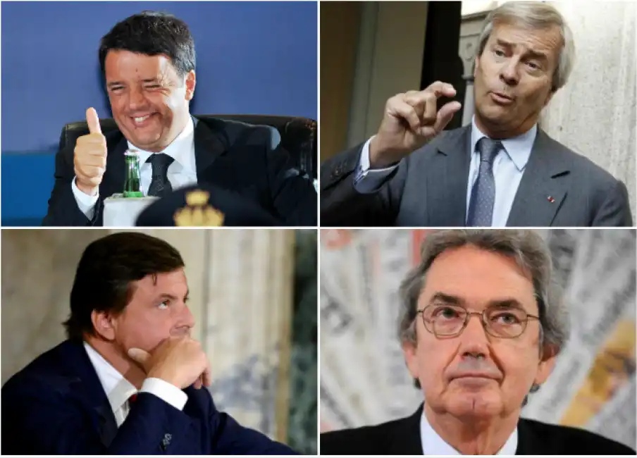 renzi calenda bollore bernabe