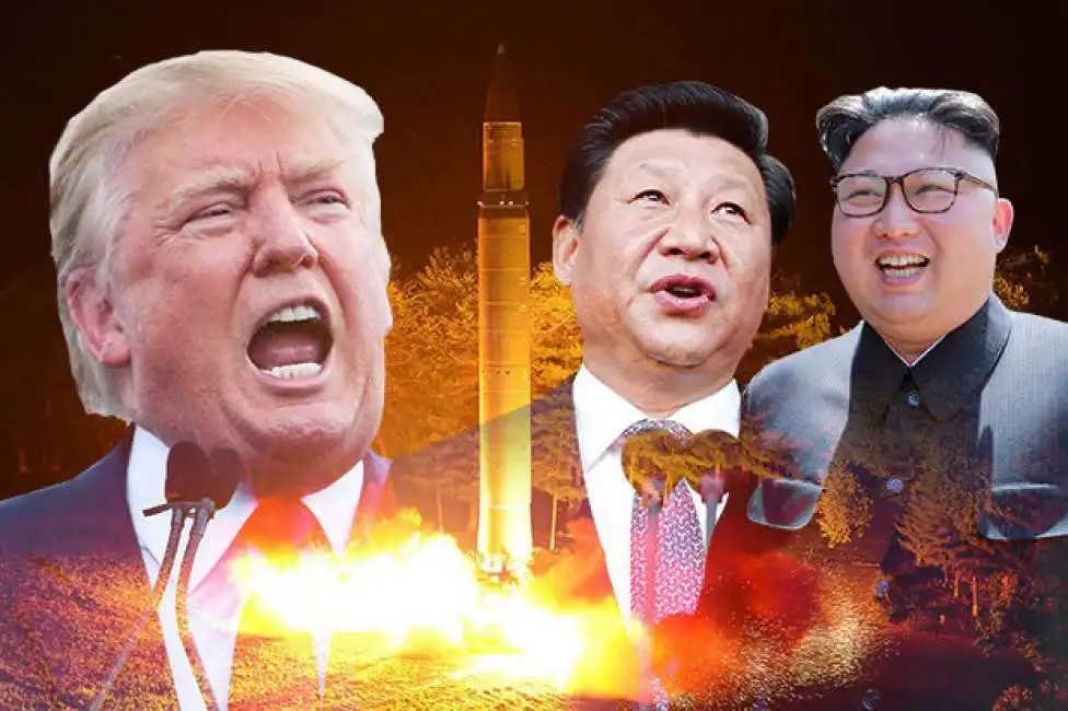 donald trump xi jingping kim jong un