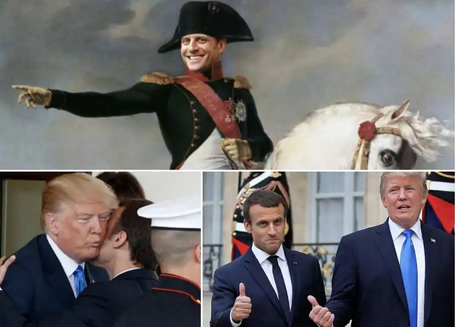 emmanuel macron donald trump