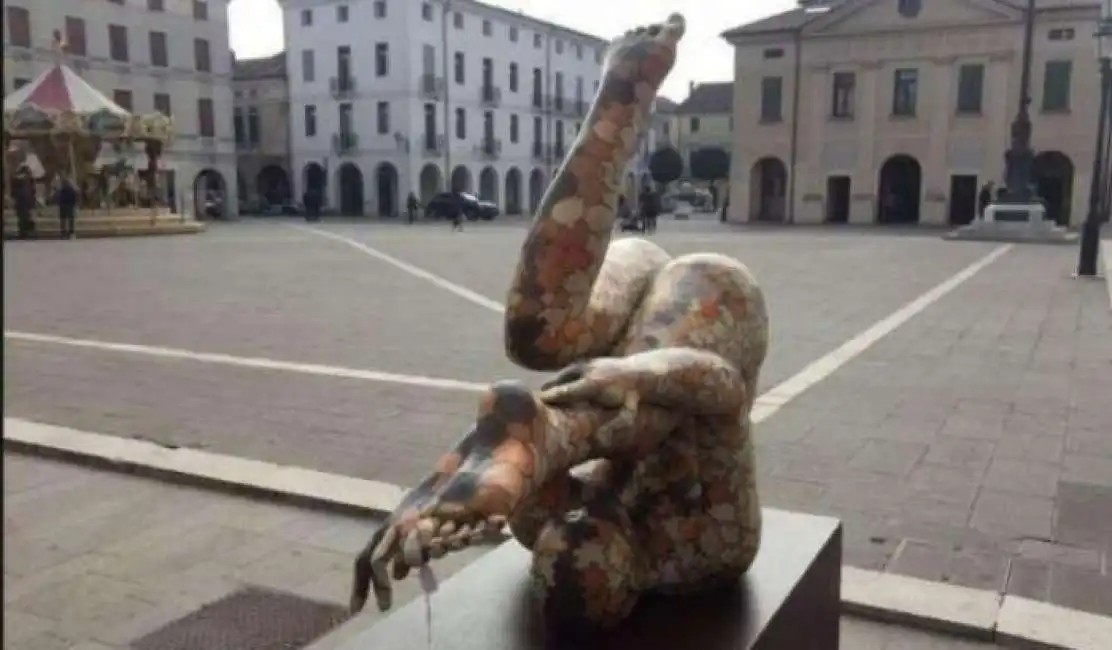 statua di nudo a cittadella