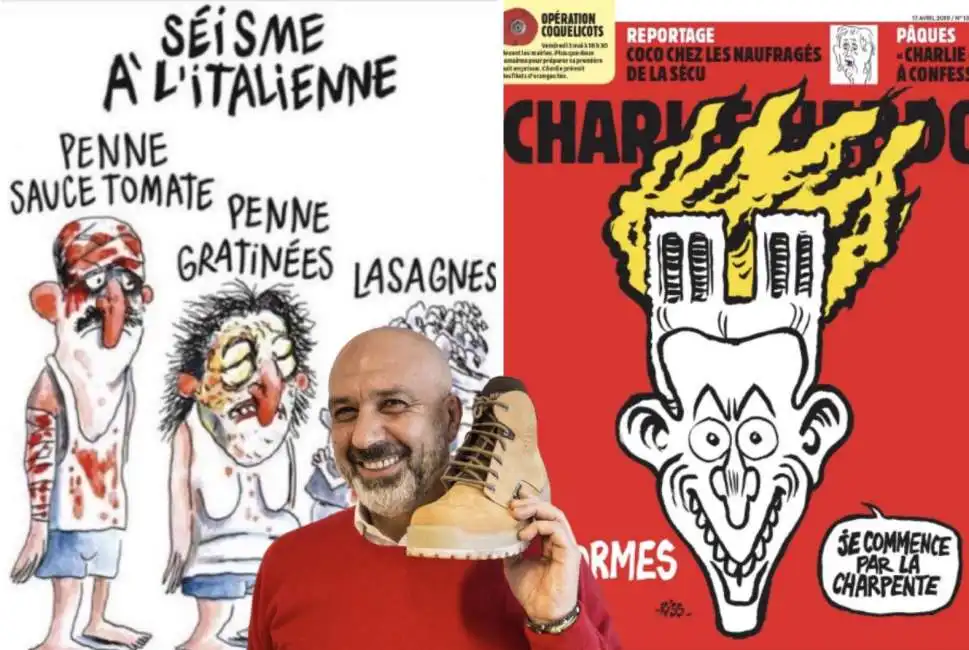 charlie hebdo sergio pirozzi macron notre dame