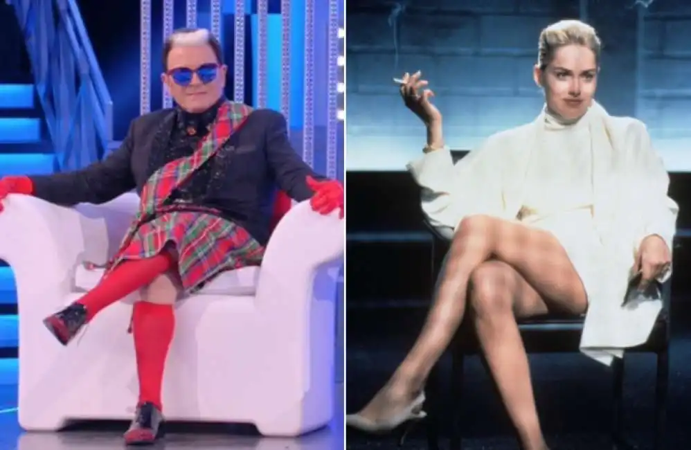 cristiano malgioglio sharon stone