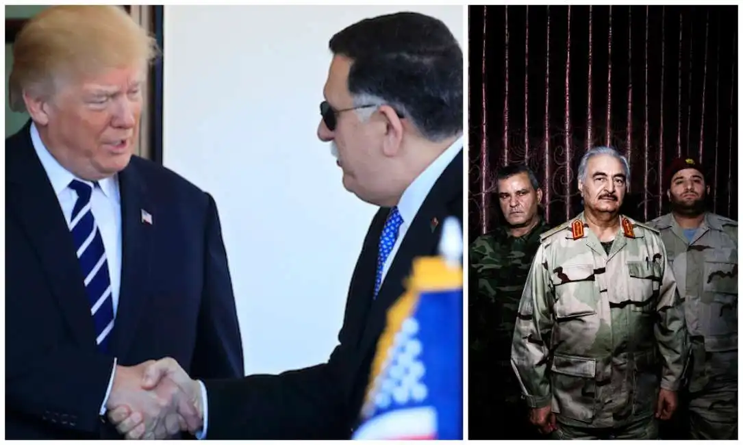 donald trump serraj haftar